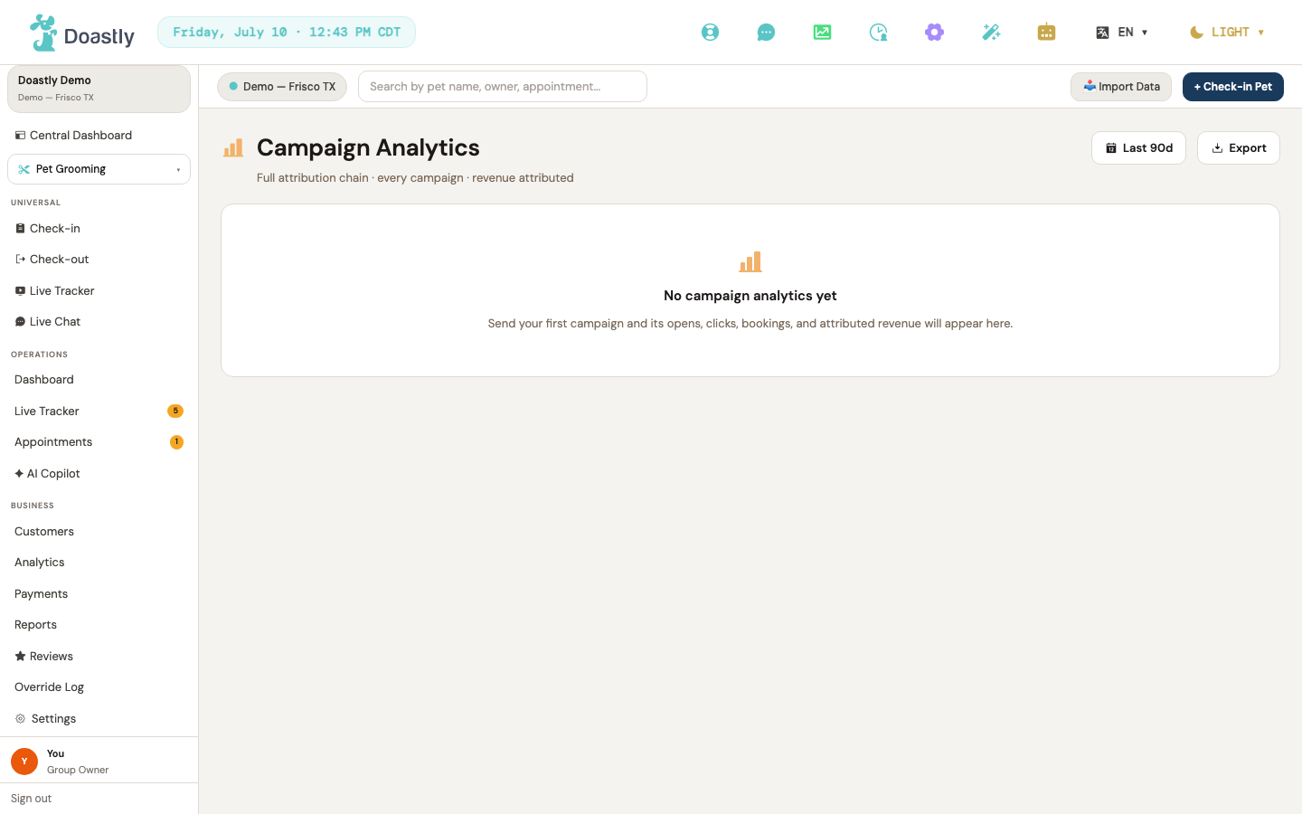 Campaign analytics