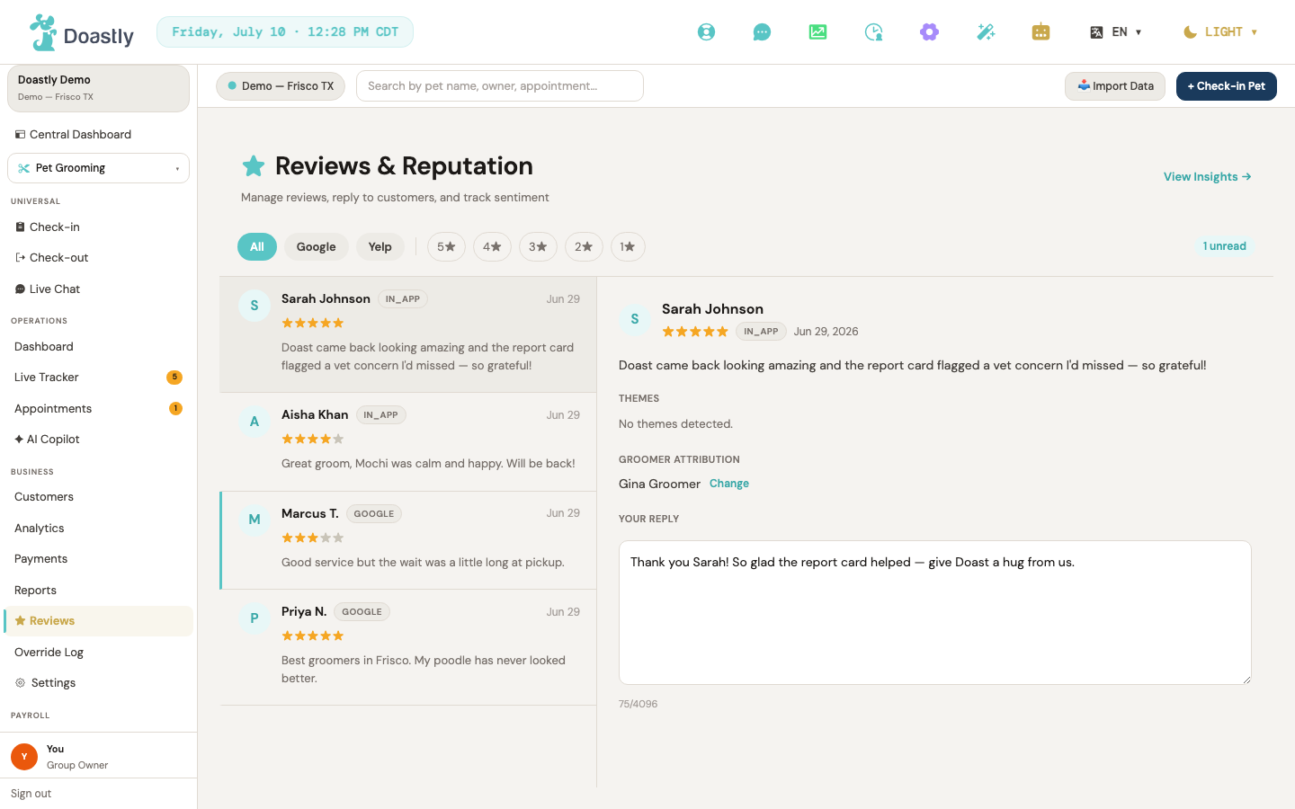 Reviews