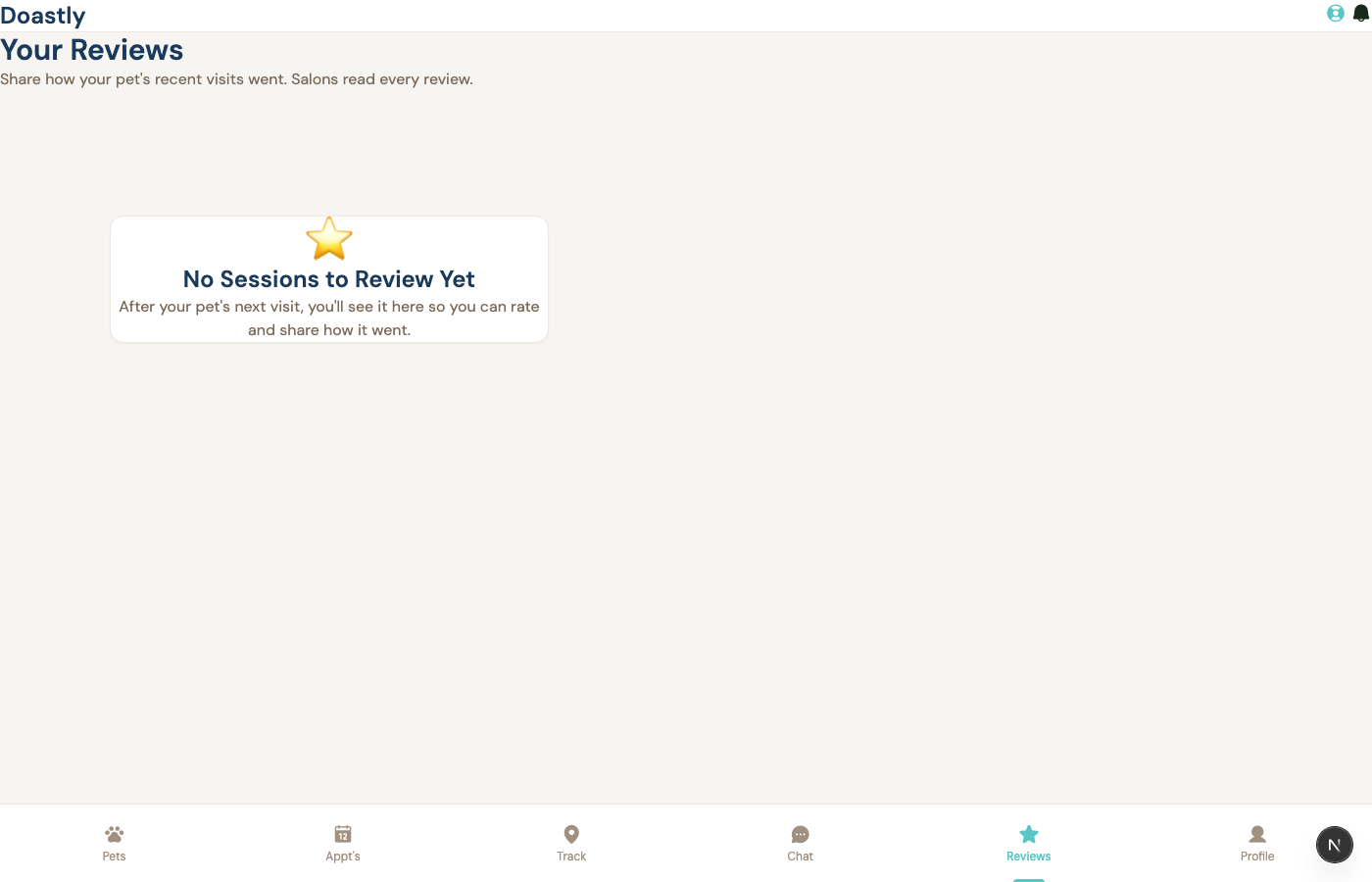 Reviews — collected feedback with AI-drafted replies