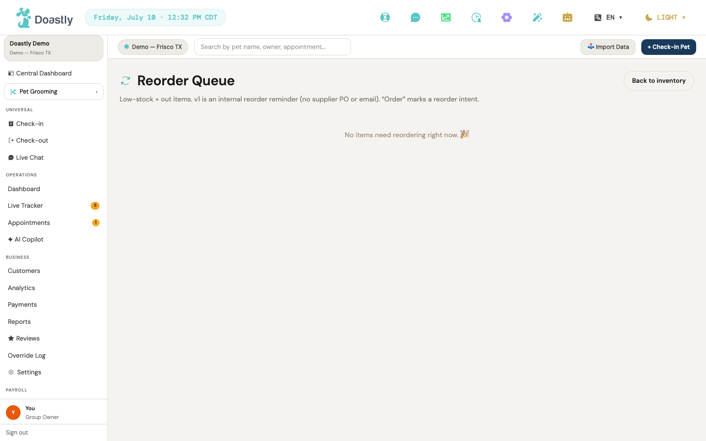 Reorder queue